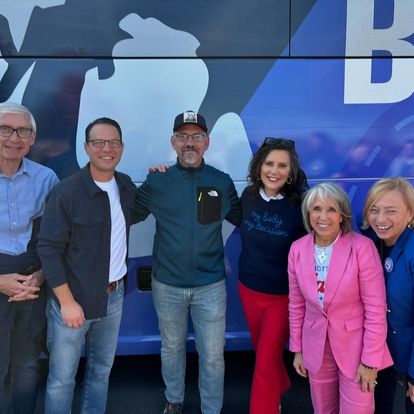 May be an image of 6 people and text